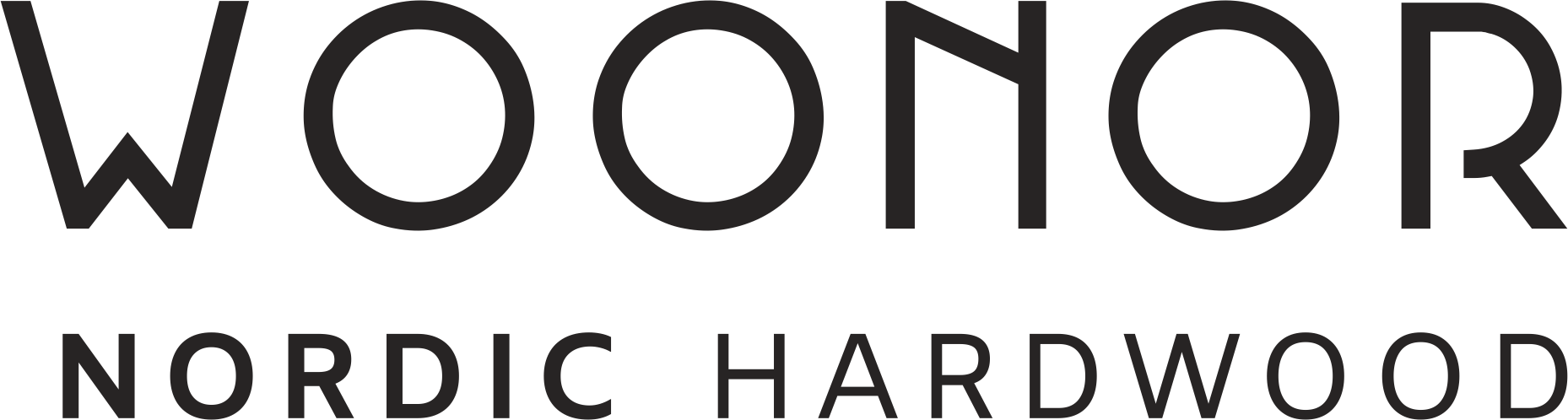 Woonder nordic hardwood logo